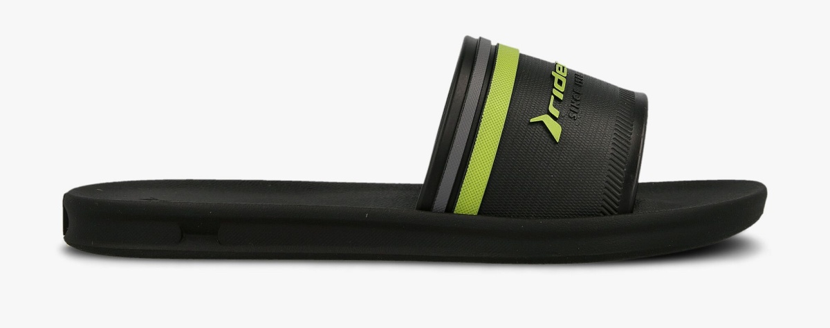 Παιδική-Εφηβική Παντόφλα Rider 780-20079-1 Black-Green