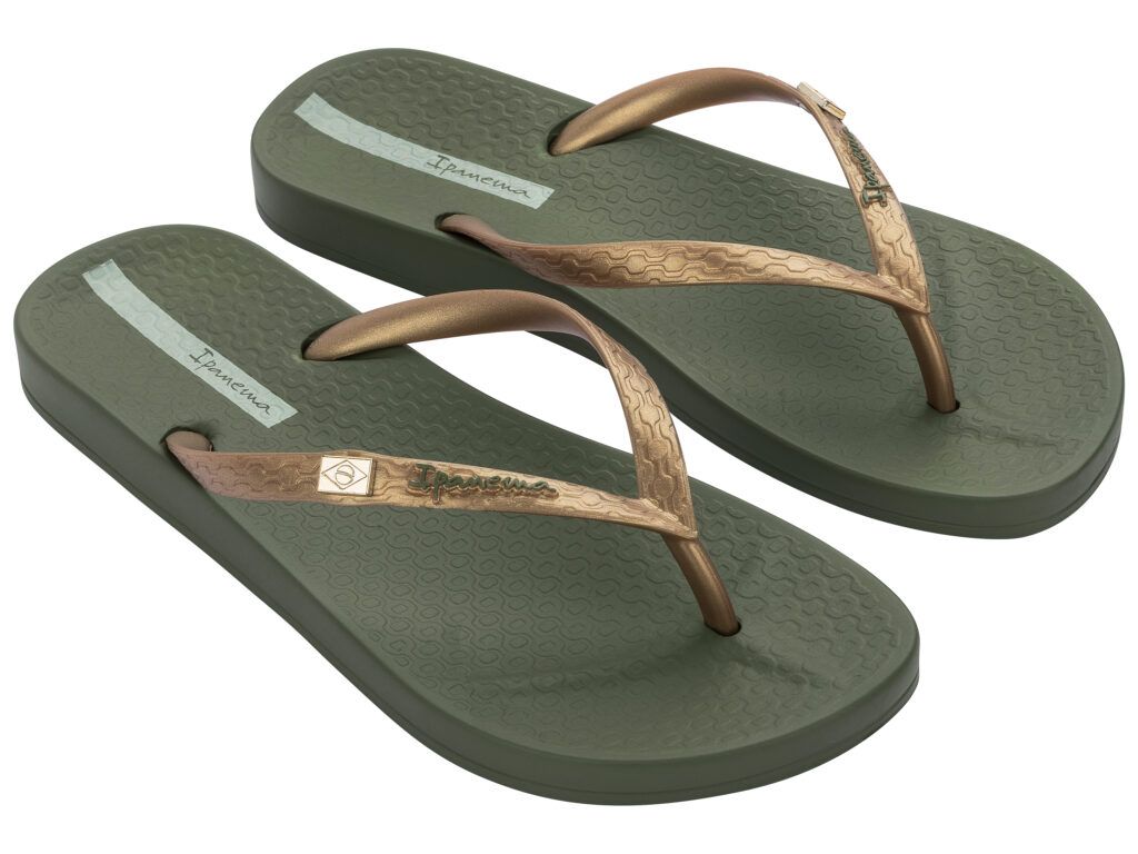 Γυναικεία Σαγιονάρα Anatomica tan fem IPANEMA 82932-AR850 780-24314-3 ΧΑΚΙ ΧΡΥΣΟ