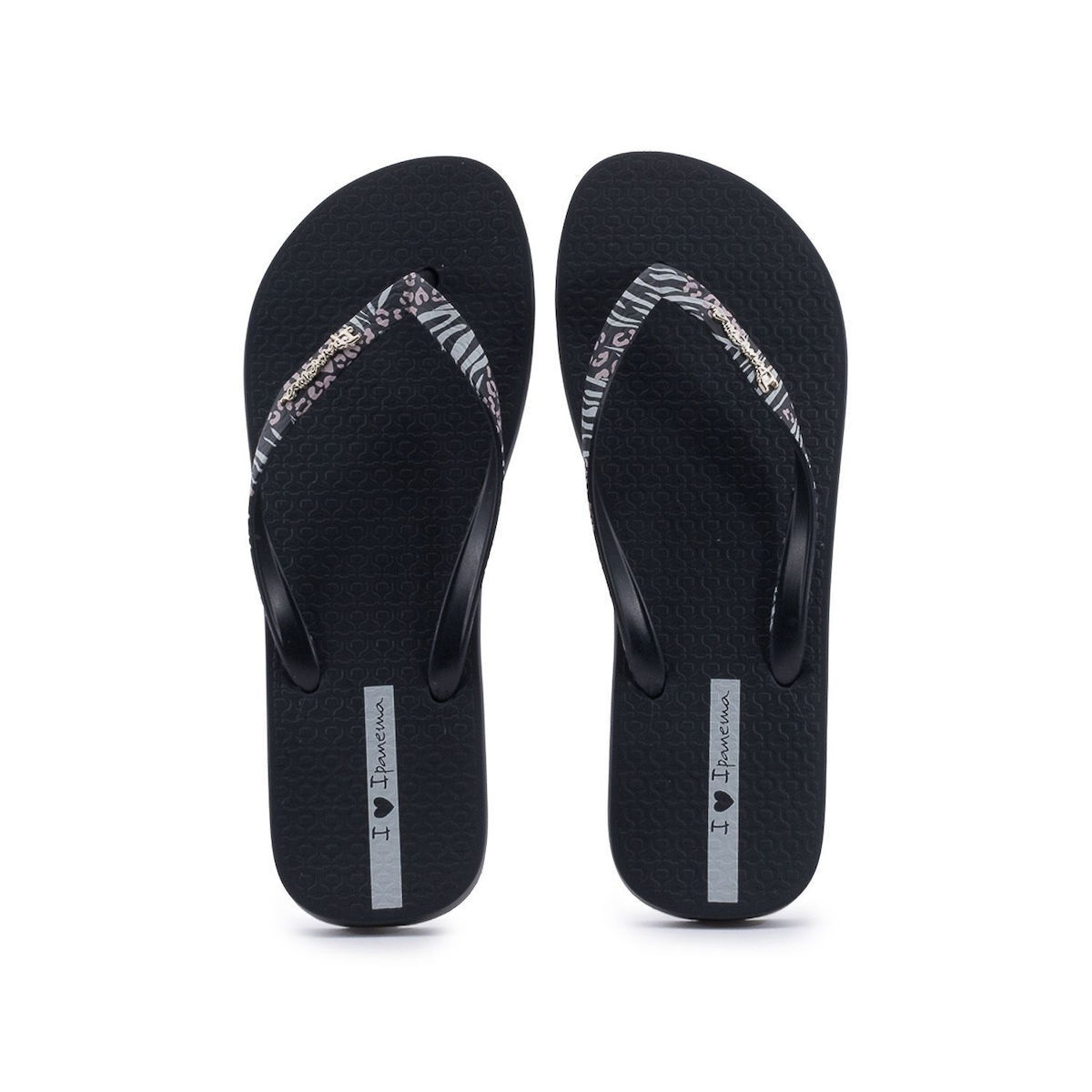 Γυναικεία Σαγιονάρα DUNA FEM IPANEMA 83538-AR067 780-24359-1 BLACK BLACK GREY