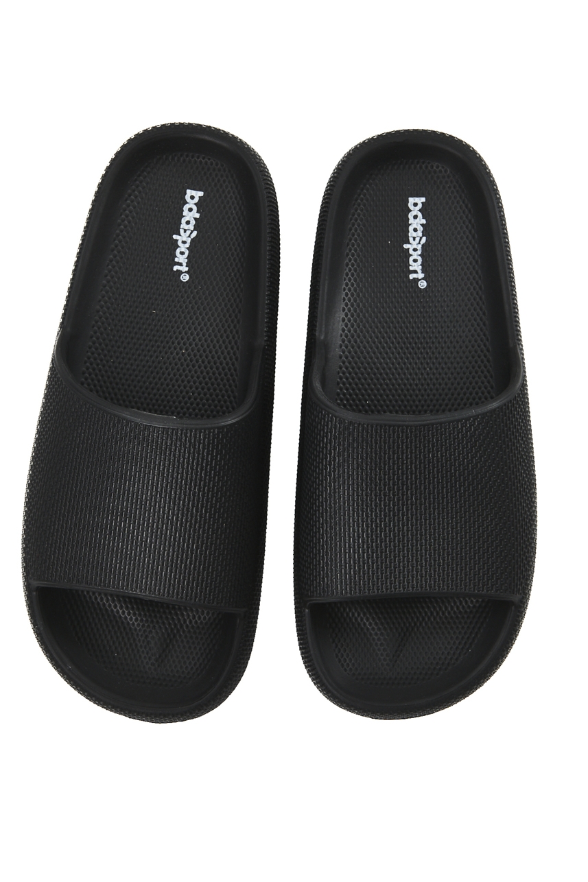 UNISEX SUMMER SLIDES 093507-01-BLACK