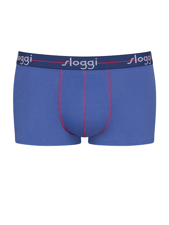 Ανδρικό εσώρουχό μποξεράκι 2PACK Sloggi Start Hipster 10206968-V002 Μπλε