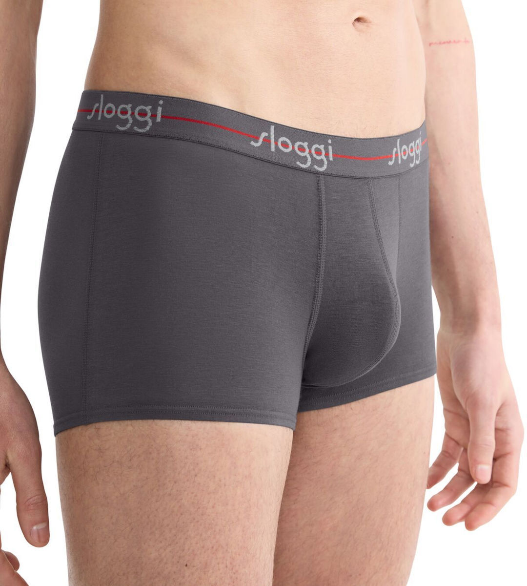 Ανδρικό Εσώρουχό Boxer Βαμβακερό 2PACK Sloggi Start Hipster 10206968-0034 BLACK COMBINATION-ΓΚΡΙ