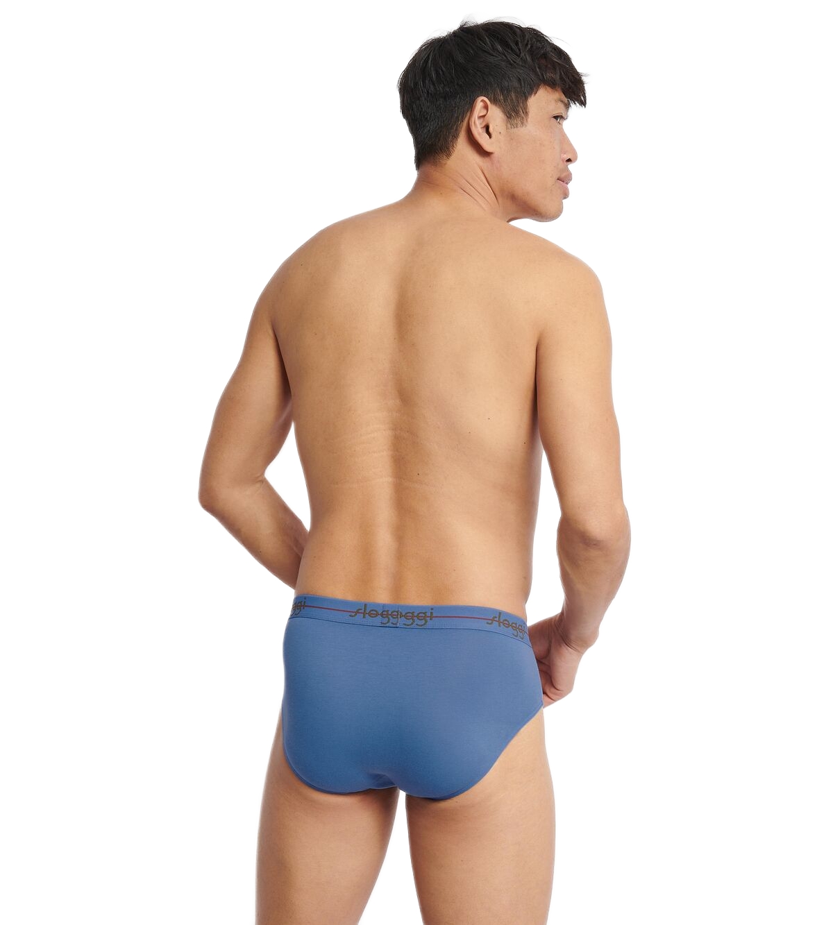Ανδρικό Εσώρουχο Σλίπ Βαμβάκι 2 PACK SLOGGI MEN MIDI START 10206949-0031 ΡΑΦ-ΧΑΚΙ