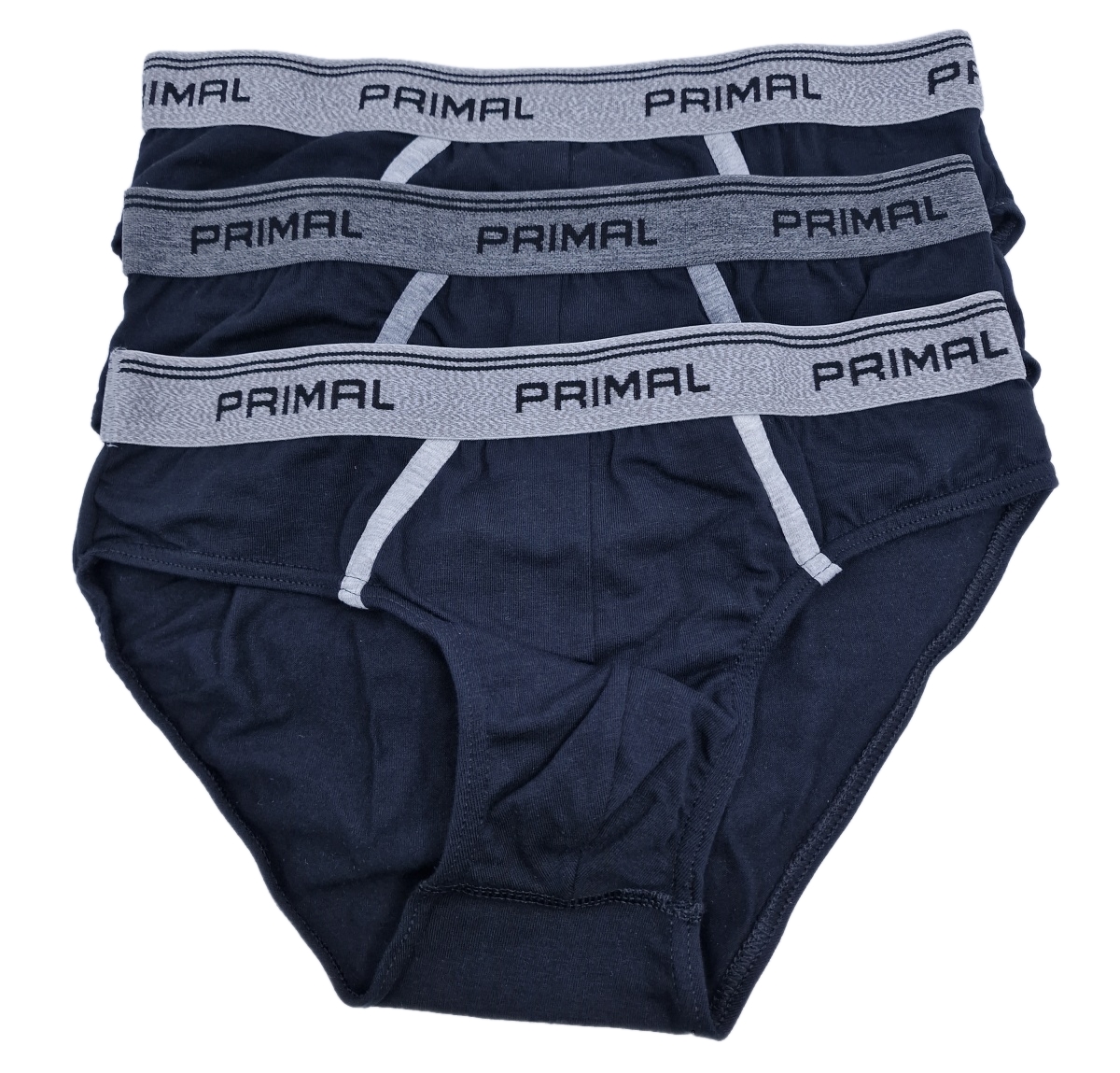 Ανδρικό Εσώρουχο slip Βαμβακερό PRIMAL-S001-SLIP-UOMO -3-PACK BLACK