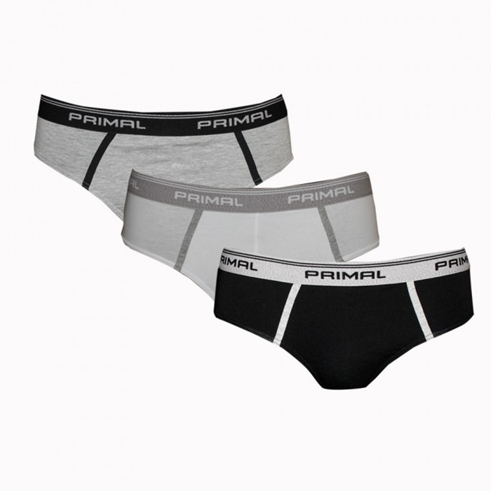 PRIMAL-S001-SLIP-UOMO -3-PACK Ανδρικό εσώρουχο slip πολύχρωμο