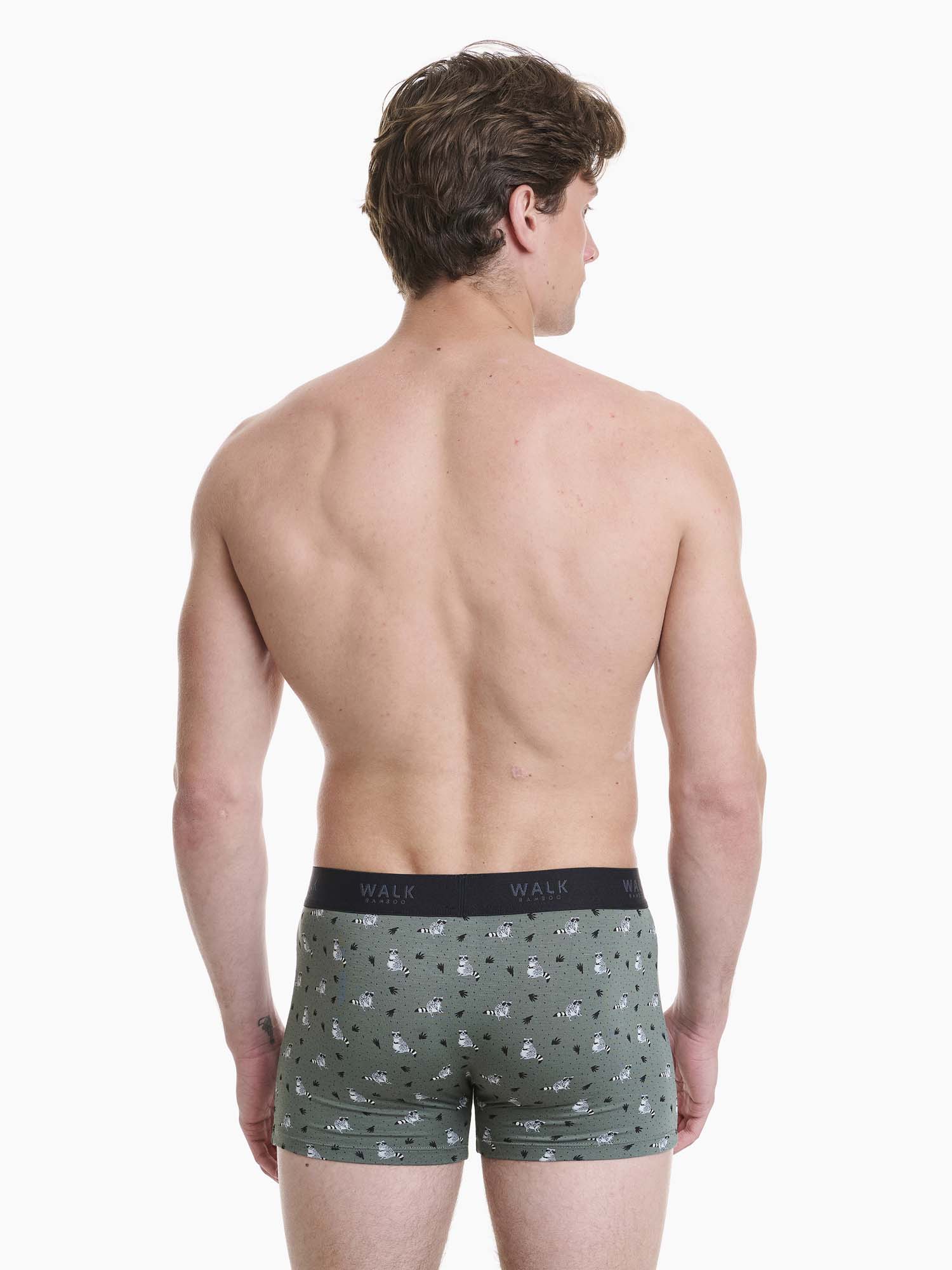 Ανδρικό Εσώρουχο Boxer Μπόξερ Bamboo Walk W1770-78 ΧΑΚΙ