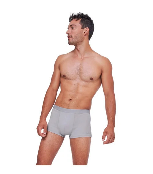 Ανδρικό Εσώρουχο Boxer Μποξεράκι Βαμβακερό 2 PACK Εξωτερικό Λάστιχο SLOGGI MEN GO ABC 2.0 H SHORT 2P 10217769 - 00FU ΓΚΡΙ