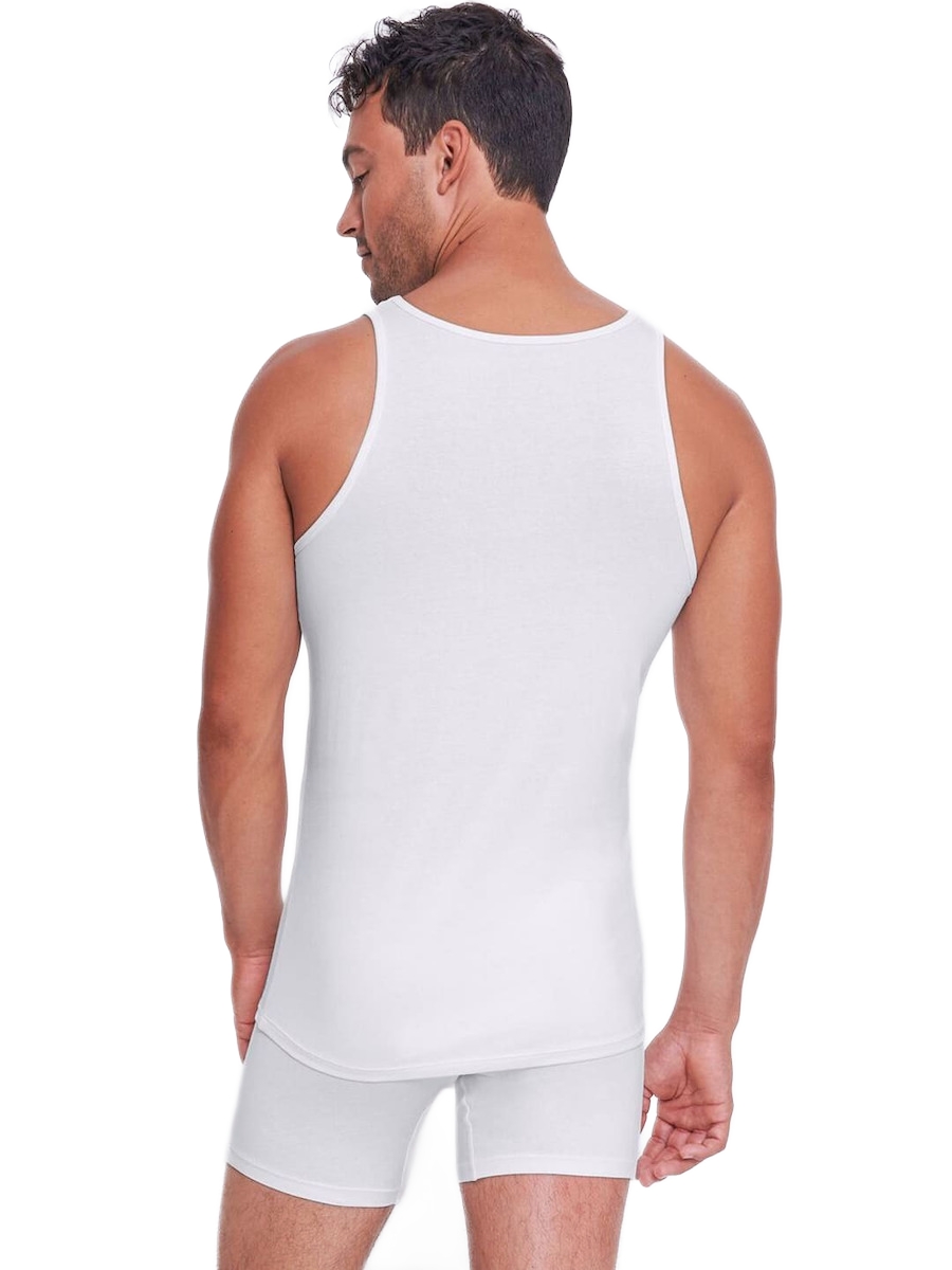 Ανδρική Φανέλα Τιράντα 2PACK- Διπλό Πακέτο Sloggi GO ABC 2.0 H Tank Top 10217768-0003 ΛΕΥΚΟ