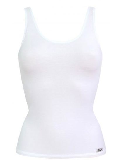 Γυναικείο top με φαρδιά τιράντα Minerva Fimelle 91600 Λευκό 