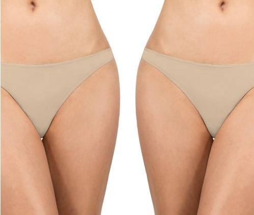 Γυναικείο εσώρουχο String WALK W2013 από Bamboo 2 PACK Μπέζ