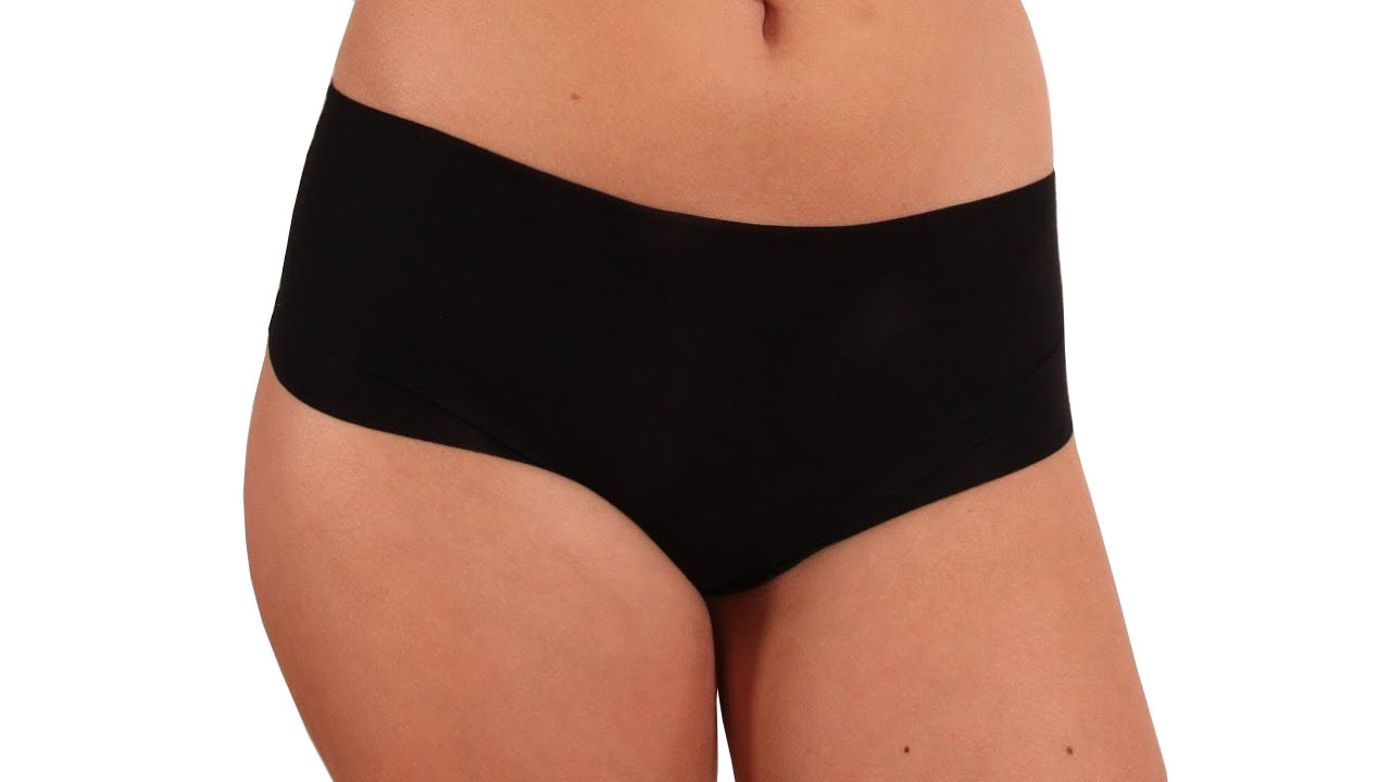 JADEA BOXER 8003 Γυναικείο εσώρουχο  χωρίς ραφές LASER CUT μαύρο