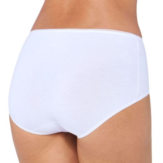 Γυναικείο εσώρουχο SLOGGI 24/7 Cotton Midi Λευκό