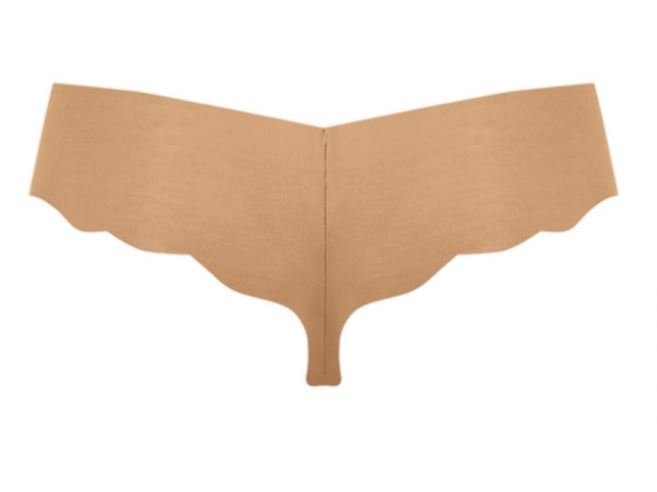 Γυναικείο εσώρουχο χωρίς ραφές Sloggi Zero Light Microfibre Hipstring 2 PACK 10184928-00SH Μπεζ  