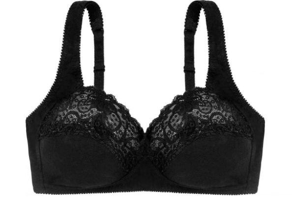 Γυναικείο σουτίεν DORINA Philippa Wire Bra D15006A-Μαύρο D Cup