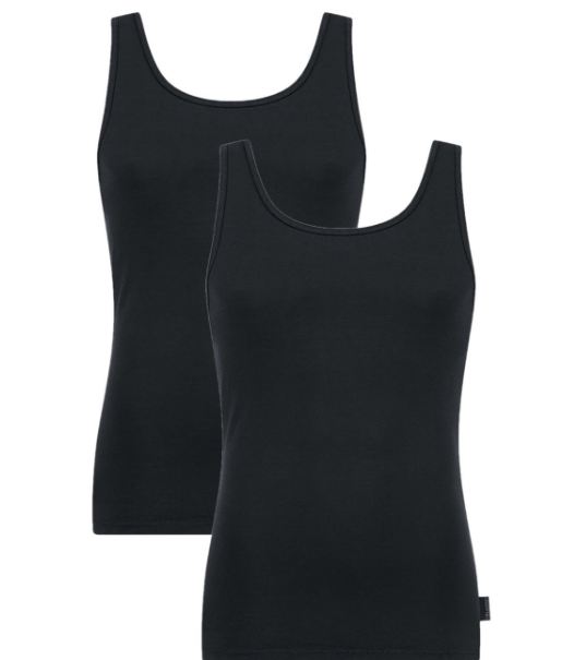 Ανδρική φανέλα τιράντα Sloggi 24/7 SH 02 10163154-0004 2PACK Μαύρο 