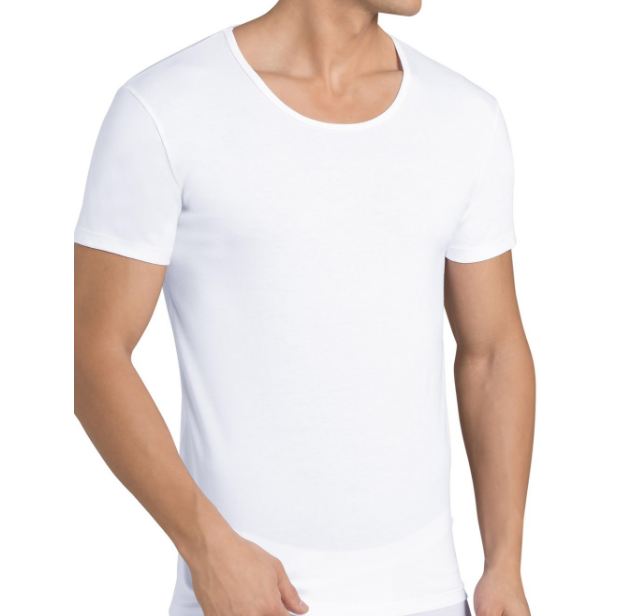 Ανδρική φανέλα κοντό μανίκι SLOGGI 24/7 O-NECK 2PACK -10163155-0003 λευκό