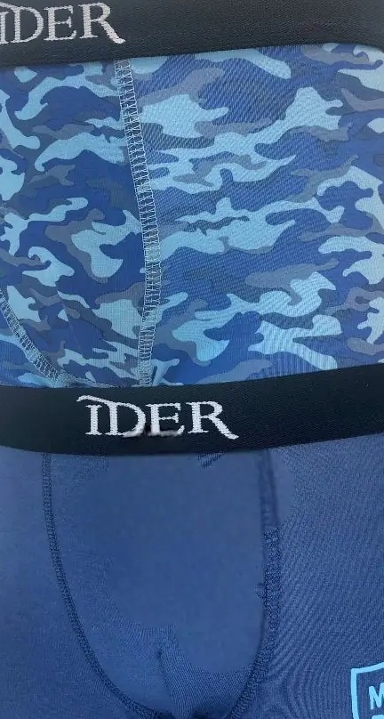 Παιδικό βαμβακερό εσώρουχο μποξεράκι 2Pack IDER 3100-2P2401 DENIM-ΜΙΛΙΤΕΡ-ΜΠΛΕ