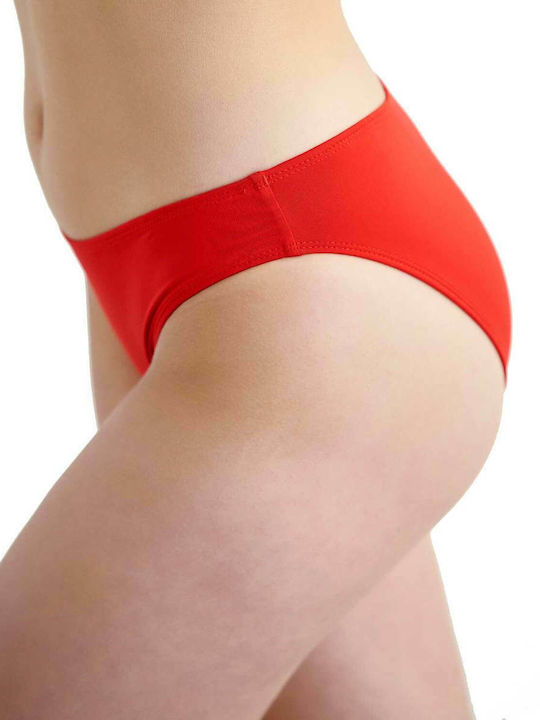 Γυναικείο μαγιό Bikini Bottom FASHION SOLIDS BLU4U 25365083-07 ΚΟΚΚΙΝΟ