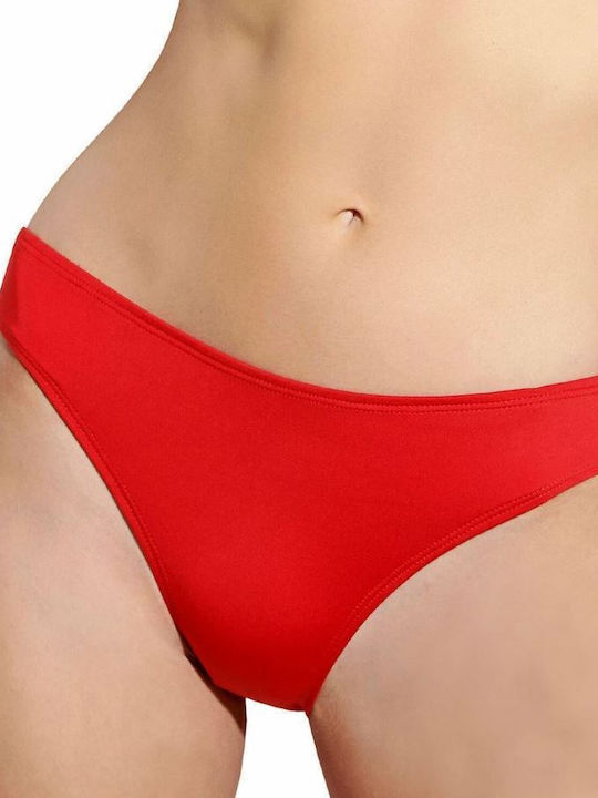 Γυναικείο μαγιό Bikini Bottom FASHION SOLIDS BLU4U 25365083-07 ΚΟΚΚΙΝΟ