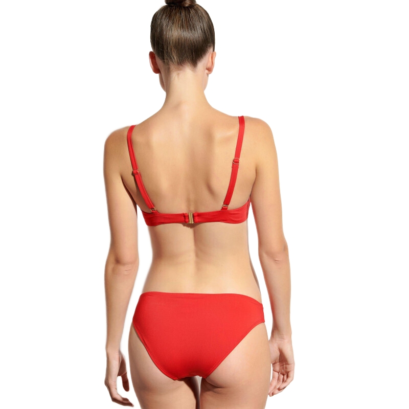 Γυναικείο μαγιό Bikini Bottom FASHION SOLIDS BLU4U 25365083-07 ΚΟΚΚΙΝΟ