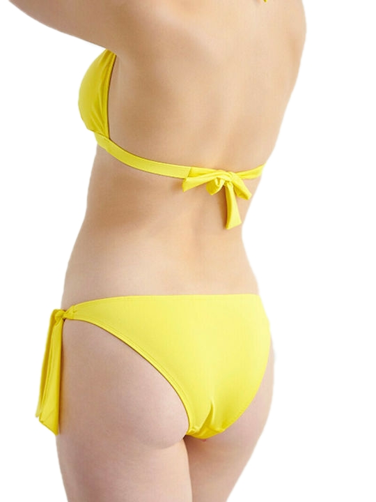 Γυναικείο μαγιό Bikini Bottom με κορδόνι BLU4U 23365082-08 ΚΙΤΡΙΝΟ