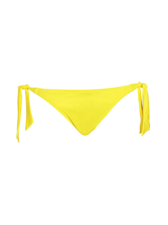 Γυναικείο μαγιό Bikini Bottom με κορδόνι BLU4U 23365082-08 ΚΙΤΡΙΝΟ