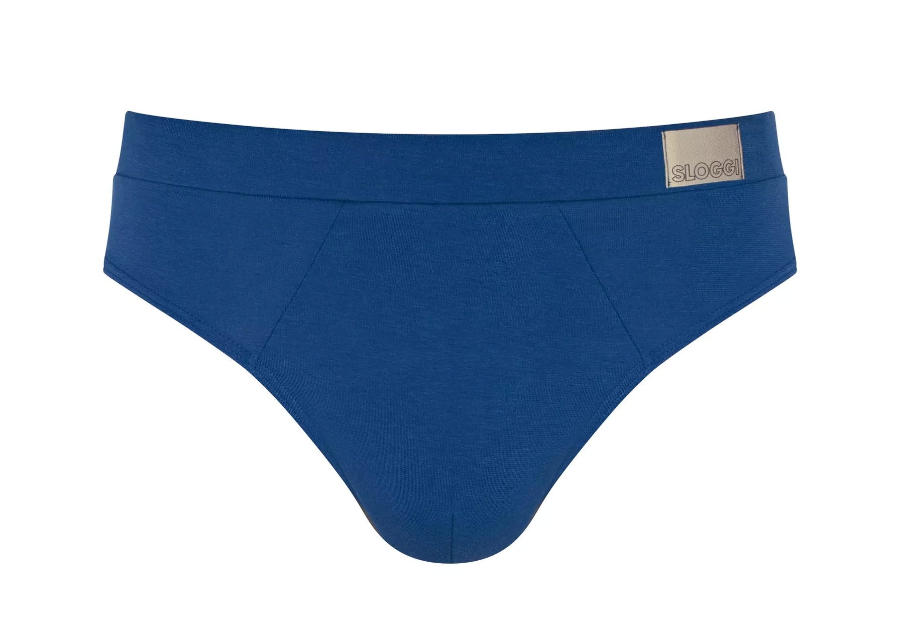 Ανδρικό εσώρουχο slip Βαμβακερό 2 PACK Εσωτερικό Λάστιχο SLOGGI GO NATURAL 10214623-M008 ΜΠΛΕ-ΜΠΛΕ