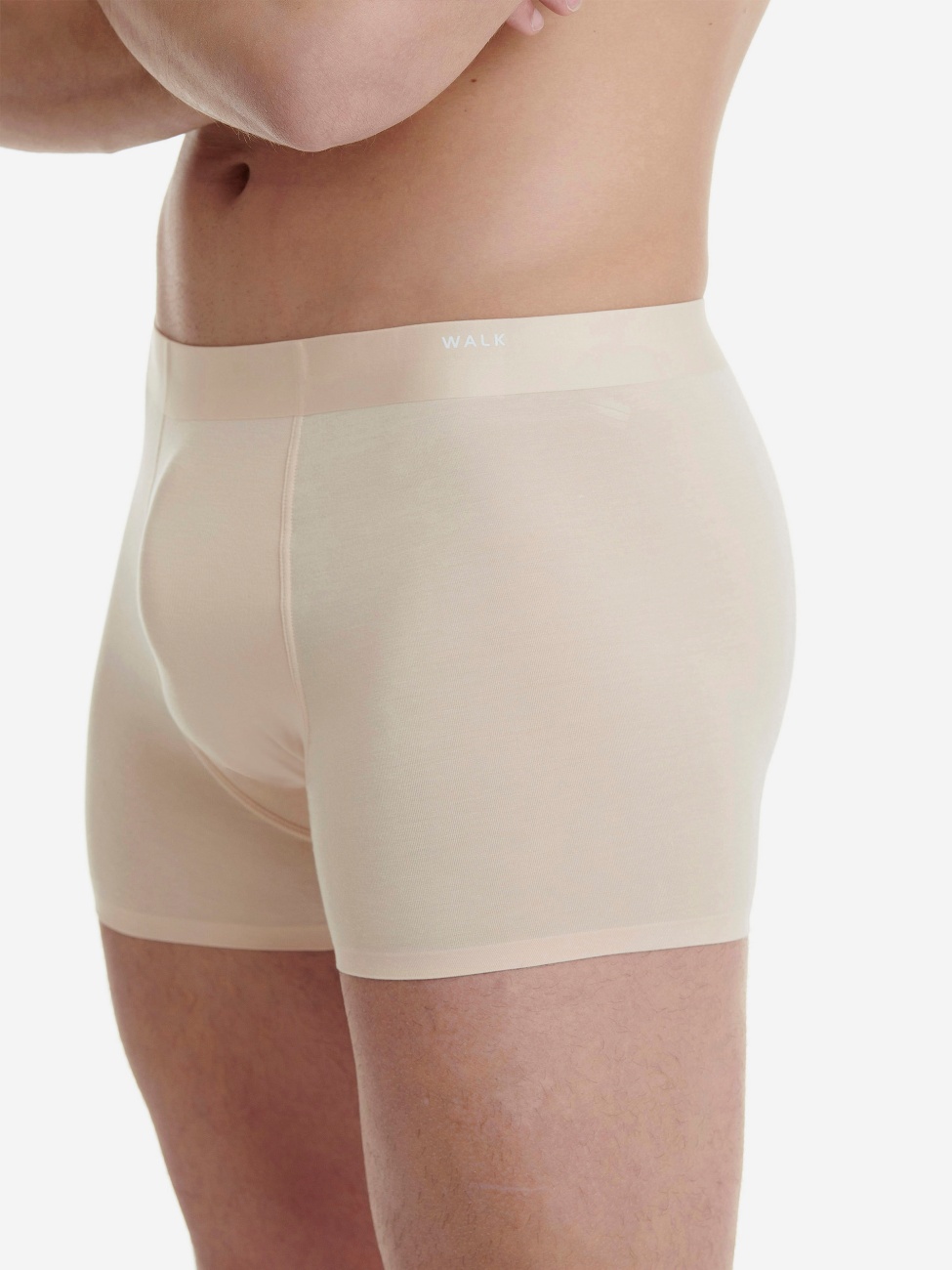 Ανδρικό εσώρουχο Boxer Bamboo Αόρατο Seamless HIPSTER Eco Friendly WALK W1771-19 ΜΠΕΖ
