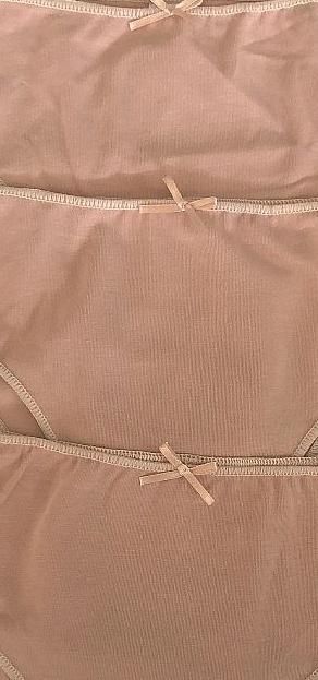 Γυναικείο Σλιπ Βαμβακερό Brazilian Δεν Διαγράφει 3Pack IDER 3084-3P ΜΠΕΖ