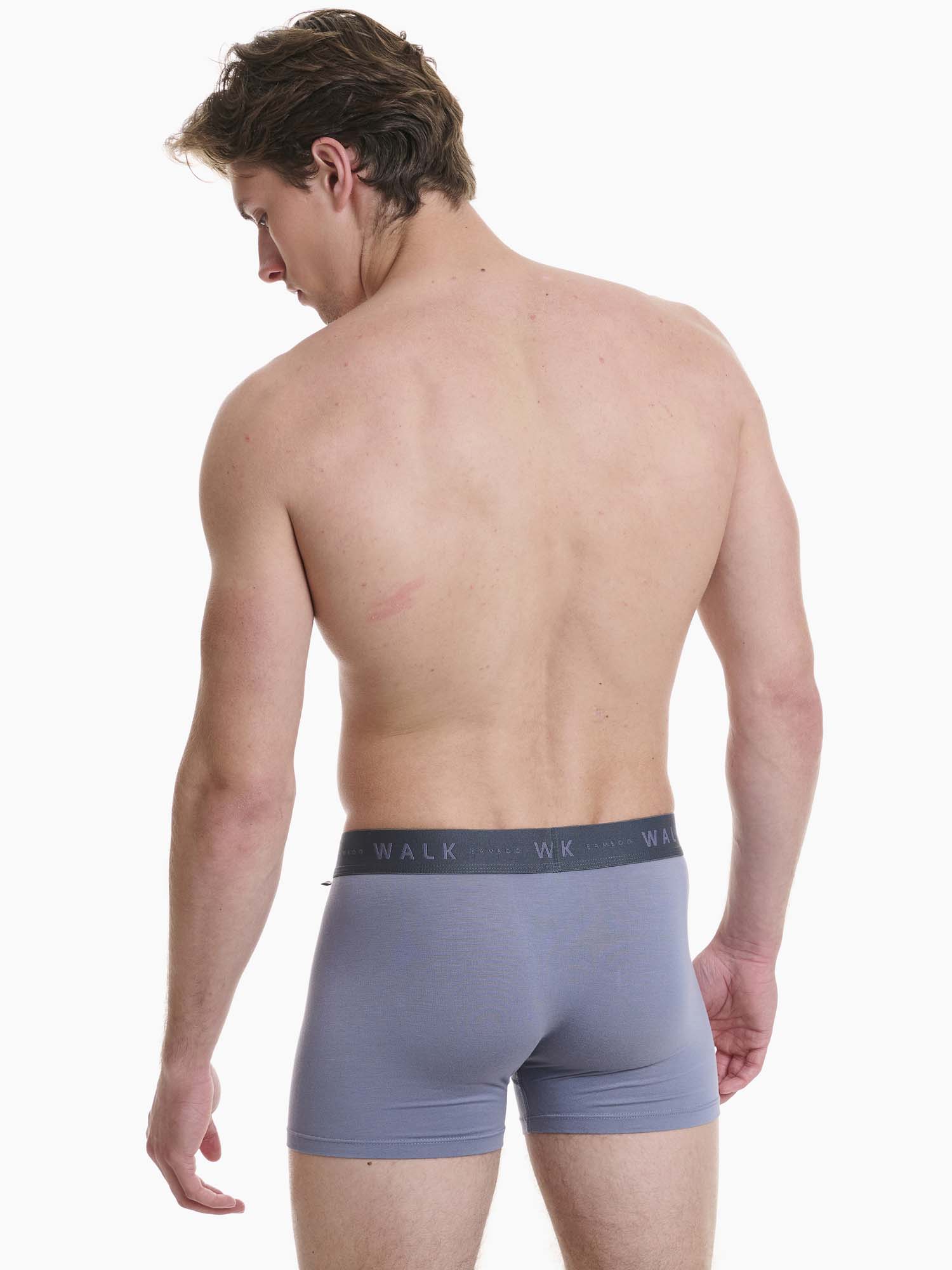 Ανδρικό Εσώρουχο Boxer Bamboo Εξωτερικό Λάστιχο 2Pack Walk W1776-0706 ΡΑΦ-ΑΝΘΡΑΚΙ