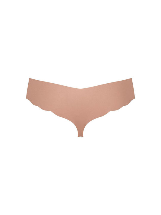 Γυναικείο εσώρουχο 2 PACK χωρίς ραφές  Sloggi Zero Modal Hipster 10214693-00ME ΜΠΕΖ