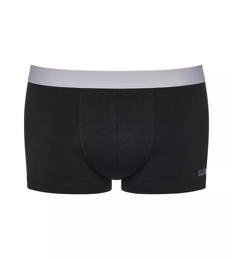 Ανδρικό Εσώρουχο Boxer Μποξεράκι Βαμβακερό 2 PACK Εξωτερικό Λάστιχο SLOGGI MEN GO ABC 2.0 H HIPSTER 2P 10217770-0004 ΜΑΥΡΟ