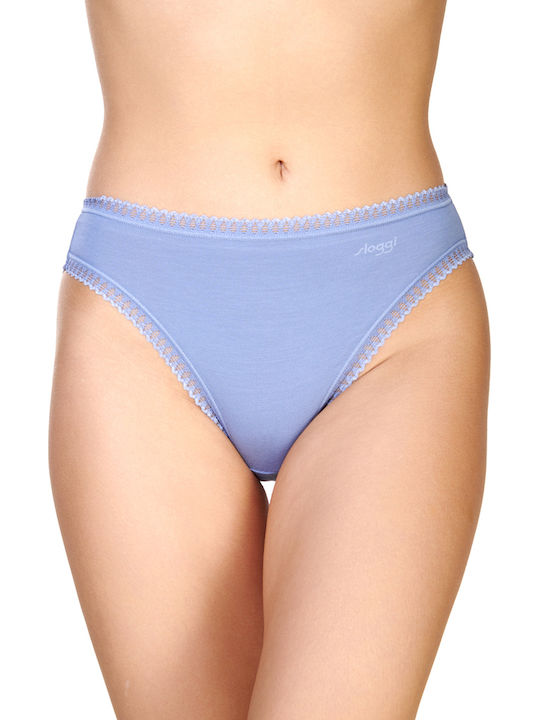Γυναικείo εσώρουχo 3PACK TAI Sloggi GO Crush H High leg C3P 10219672-V004- ΜΠΛΕ ΡΟΖ ΡΑΦ