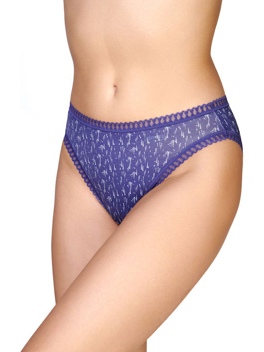 Γυναικείo εσώρουχo 3PACK TAI Sloggi GO Crush H High leg C3P 10219672-V004- ΜΠΛΕ ΡΟΖ ΡΑΦ