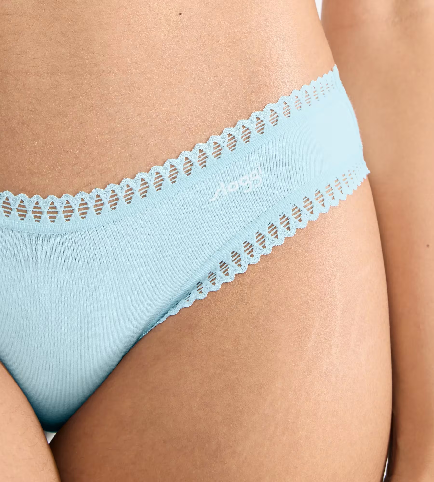 Γυναικείo εσώρουχo 3PACK sloggi GO Crush H Mini C3P 10219682-M007 ΣΙΕΛ ΜΠΛΕ ΕΜΠΡΙΜΕ