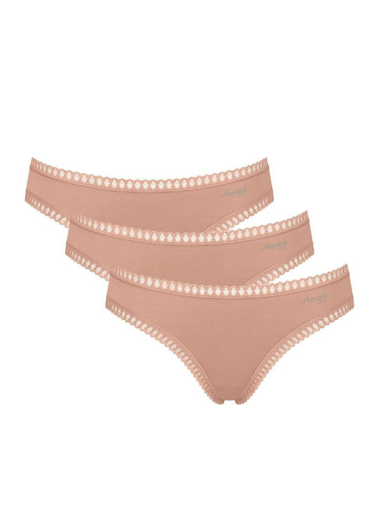 Γυναικείo εσώρουχo 3PACK sloggi GO Crush H Mini C3P 10219682-00ME ΜΠΕΖ 