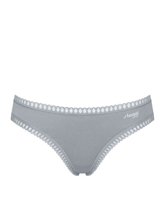 Γυναικείo εσώρουχo 3PACK sloggi GO Crush H Mini C3P 10219682-V022 Πετρόλ, Γκρι, Εμπριμέ