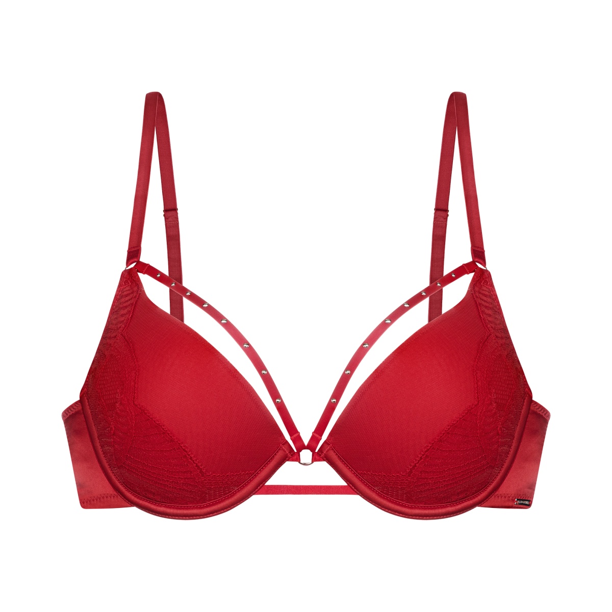 Σουτιέν Ενίσχυση Μπανέλα Βαθύ Ντεκολτέ 3/4 ADELINA PUSH UP PLUNGE CUP B Dorina FXPG0023LA165-RD0035 ΚΟΚΚΙΝΟ