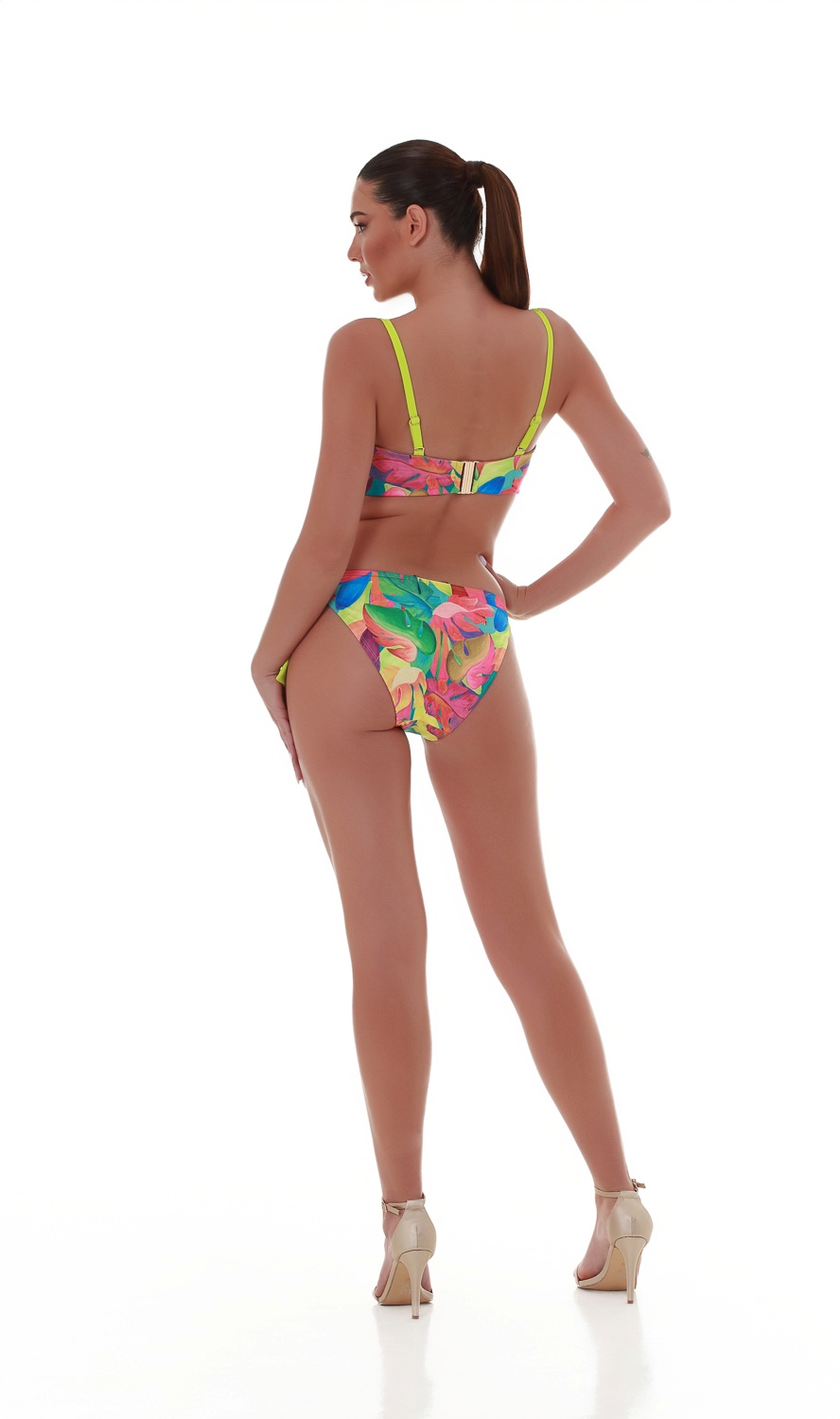 Γυναικείο μαγιό Bikini Top EXOTIC CHARM Strapless Μπανέλα Bluepoint 25066150D-16  D Cup ΛΑΧΑΝΙ