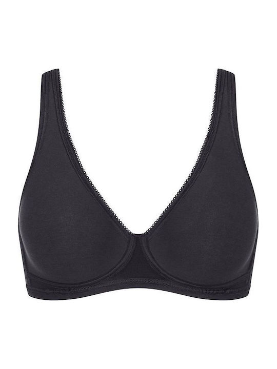 Γυναικείο Σουτιέν Χωρίς Μπανέλα Sloggi Basic+ Soft Bra 10222327-0004 BLACK