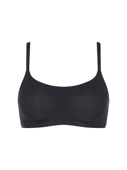 Γυναικείο Μπουστάκι sloggi GO Daily Cotton Top 10222329-0004 - ΜΑΥΡΟ