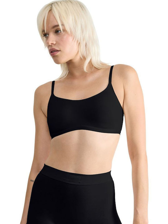 Γυναικείο Μπουστάκι sloggi GO Daily Cotton Top 10222329-0004 - ΜΑΥΡΟ