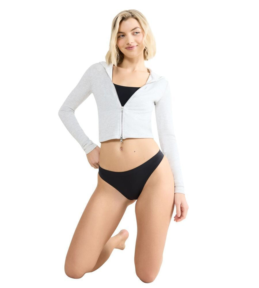 Γυναικεία slip 2 PACK 2 τεμαχίων modal TENCEL Sloggi GO Sense Tanga 2P 10224864-0004 ΜΑΥΡΟ