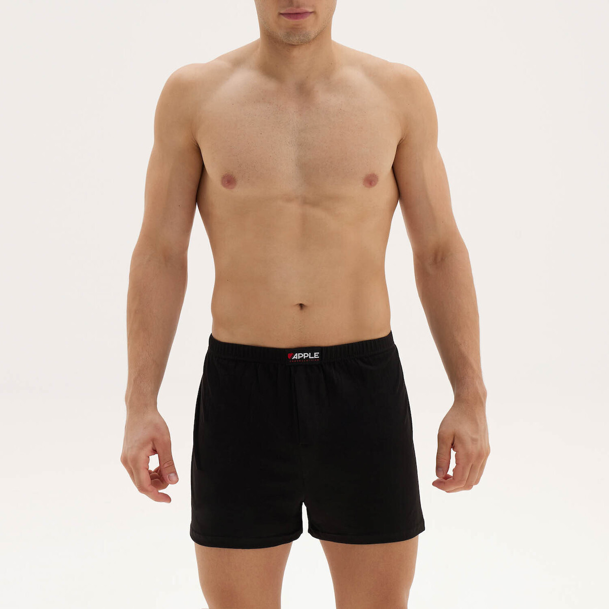 Ανδρικό εσώρουχο Boxer Apple 0110140 Μαύρο 
