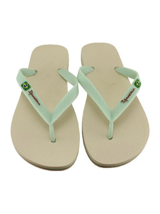 Γυναικεία Σαγιονάρα CLASSICA BRASIL I 36-42 80408-BB594 IPANEMA 780-25329-27 BEIGE-LIGHT GREEN