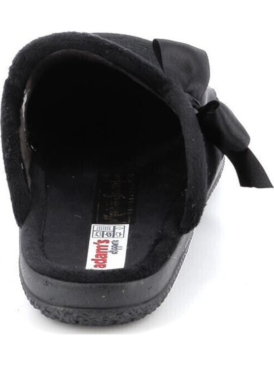 Γυναικεία παντόφλα Χειμερινή ADAM'S 624-24571-1 ΜΑΥΡΟ