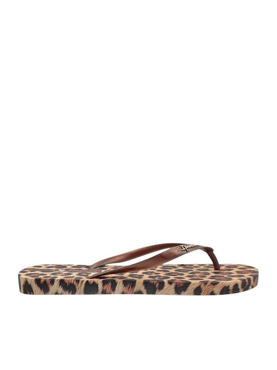 Γυναικεία Σαγιονάρα ANIMAL PRINT VII FEM IPANEMA 83846-BP653 780-26373-2 BEIZE-BRONZE-BROWN