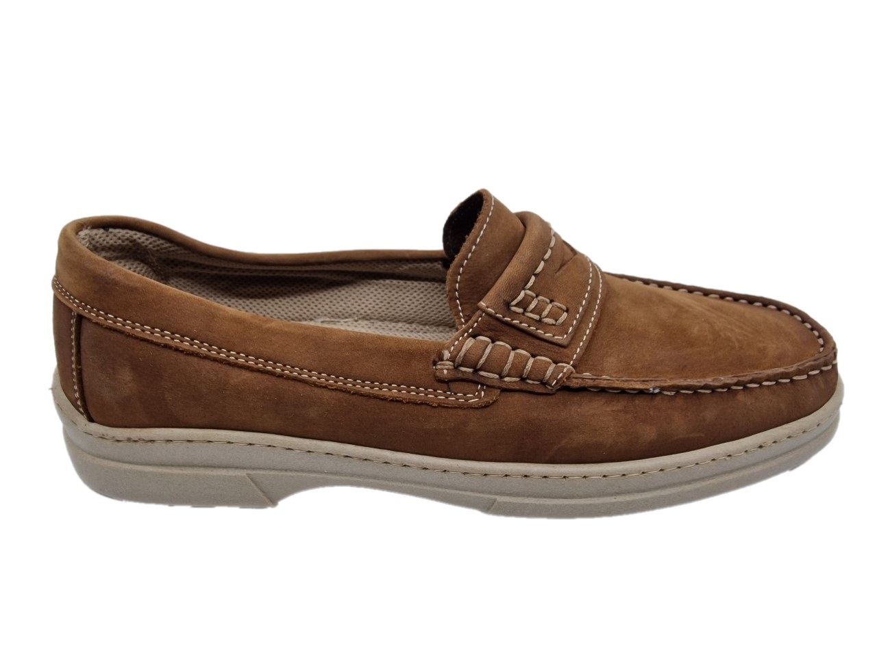 Ανδρικό Παπούτσι Μοκασίνι Δέρμα NUBUCK Ραμμένο FILANTO 48080-274 ΤΑΜΠΑ