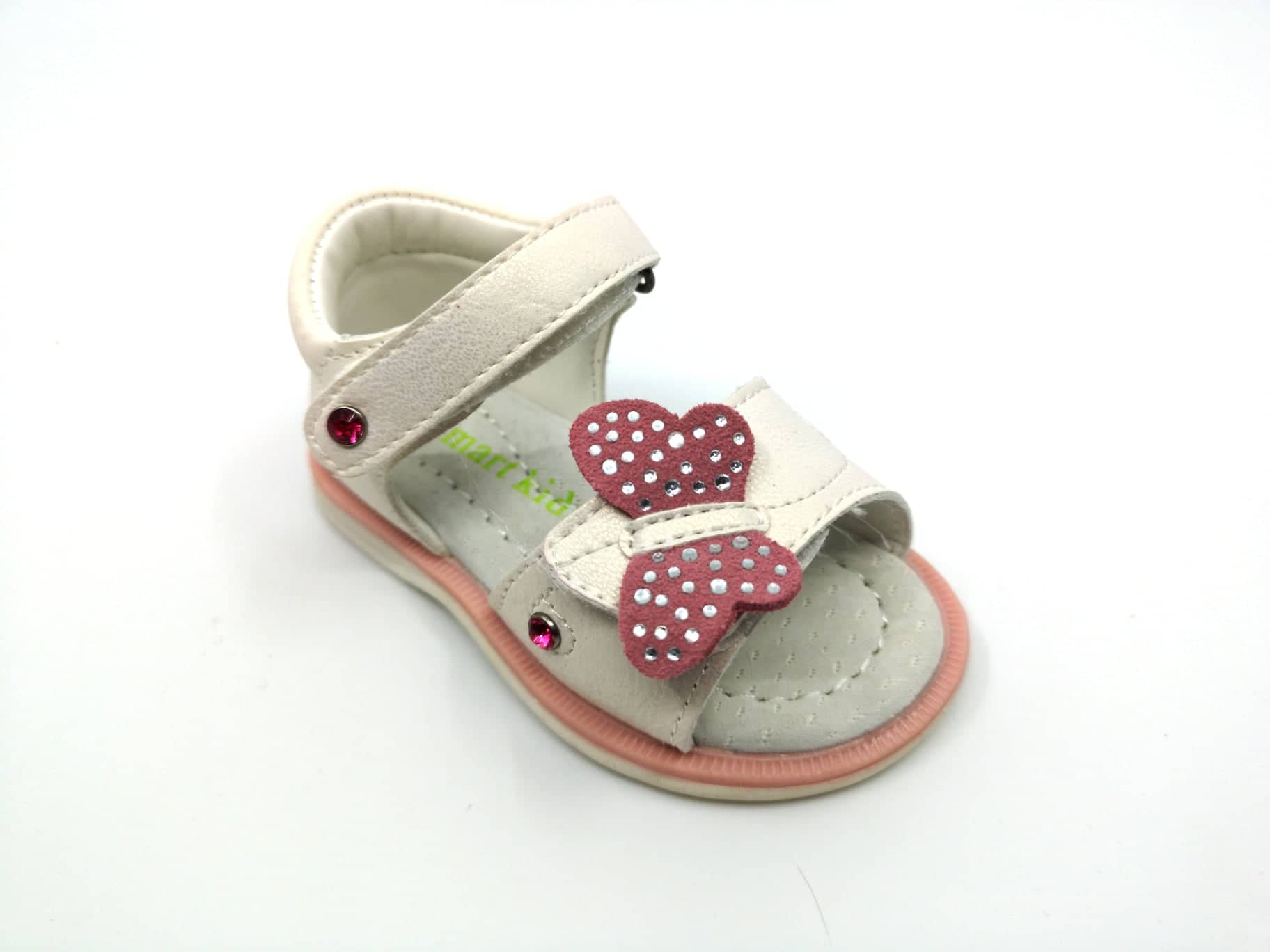 Κοριτσίστικο Πέδιλο bebe με αυτοκόλλητο velcro SMART KIDS 22-052